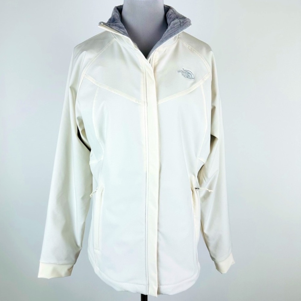 The North Face Soft Cream with Fleece Lined Jacket Size Large